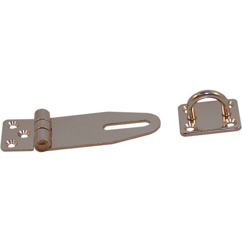 Hængelåsoverfald rustfrit 80x30 mm