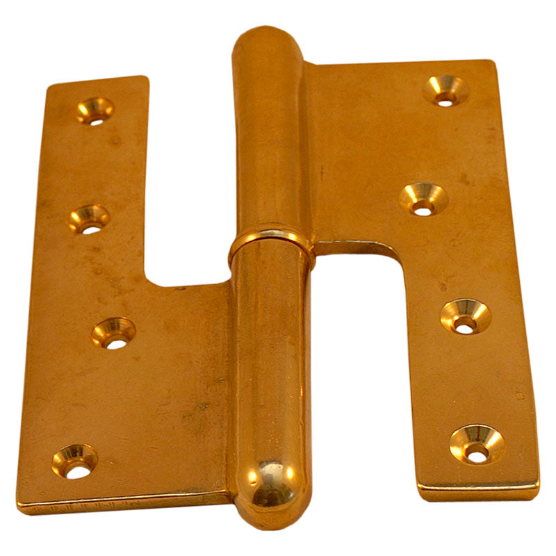 Hamburghængsel messing højre 60x40 mm