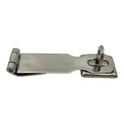 Låseoverfald rustfrit stål AISI 304 med svirvel 64x24 mm