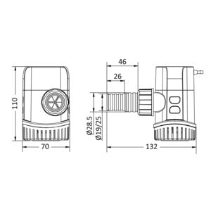 Europump Next Generation lænsepumpe G600 12V