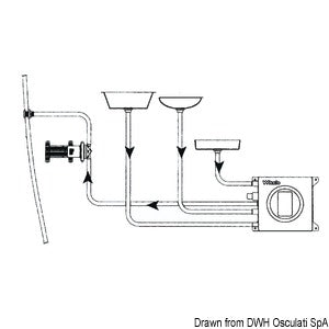 Whale gråvandstank 8,1 L med IC sensor