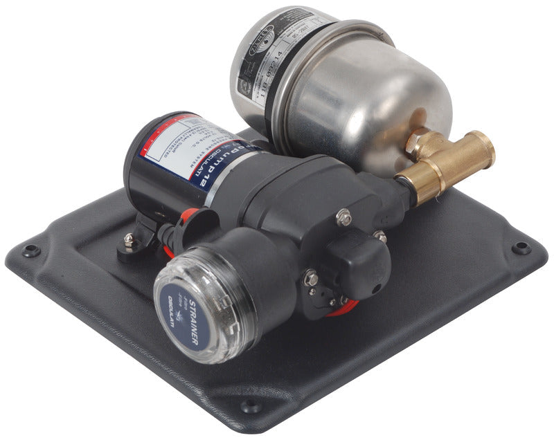 EUROPUMP integreret ferskvandspumpe med 1 l akkumulatortank, 12 l/min, 12 V