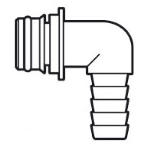 Europump plug-in lynkobling 90° gevind Ø 14 mm Osculati