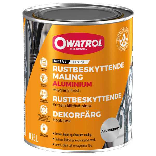 Owatrol aluminium galv. 0,75 liter