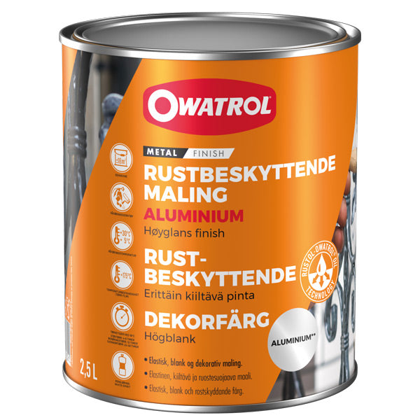 Owatrol aluminium galv. 2,5 liter