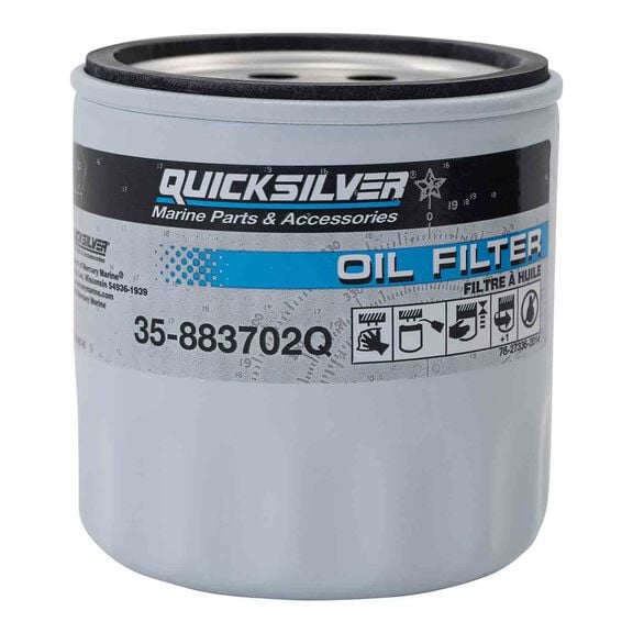 Quicksilver 883702Q motoroliefilter til V6 MerCruiser sterndrive