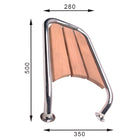 Bugplattform MP50 für Motorboot 350 x 500 mm
