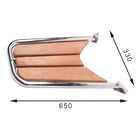 Bugplattform HP65 330 x 650 mm für Rohr Ø32 mm
