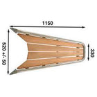 Bugplattform 300x1150 mm für 32'-42' Rohr Ø42 mm