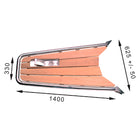 Bow platform GPT14042 w/anchor roller 330 x 1400 mm tube Ø42