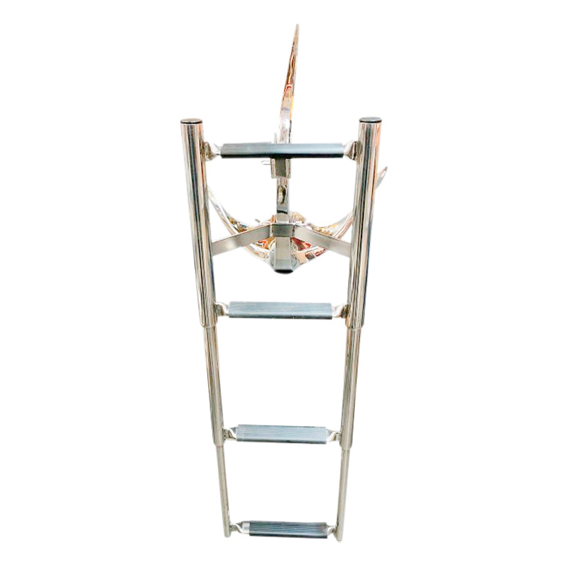 Telescopic ladder w/3 steps AISI 316 for mounting on M-anchor 7.5-20 kg