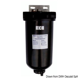 Purificerende forfilter 3/8" 150 mikron Osculati