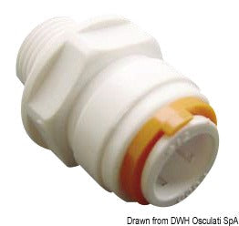 KP Ø12 mm lynkoblinger til vandinstallationer, 3/8″ hun/han