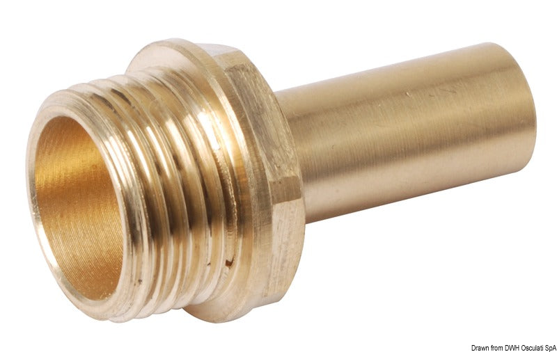 KP Ø12 mm cylinderkobling med 1/2" udvendigt gevind