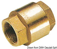 Kontraventil i messing 1 1/2"