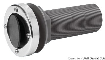 Langt skroggennemløb i nylon/glasfiber med rustfrit stålhoved 1½" – 11 BSP