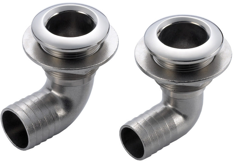 90° vinklet skroggennemføring 1½", Ø32 mm