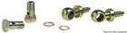 Tilslutningssæt med 2 drejelige messingkoblinger, 10 mm, M14 x 1,5