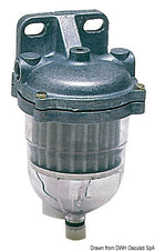 Diesel-dekanteringsfilter med transparent skål, 130–400 l/t