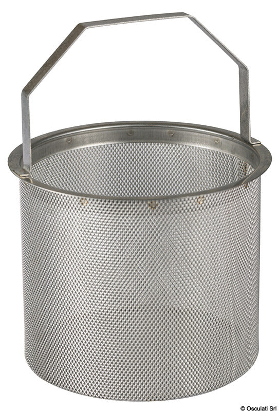 GUIDI filterkurv i rustfrit stål til Mediterraneo-vandfilter, G 3/8″–1/2″