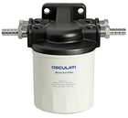 10-mikron benzin-/dieselfilter med aluminiumfilterhoved og engangspatron, 182-404 l/t