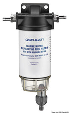 Benzinfilter med vandudskiller og 10 µm filterpatron – 200–406 l/t
