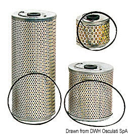 SOLAS filterindsats til dieselfilter, lille, 20 µm, til og med 2003