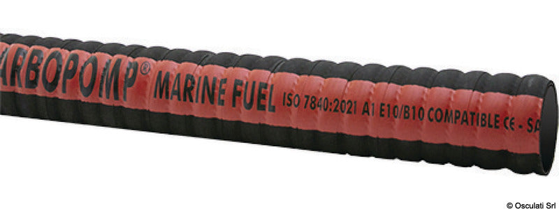 Metalspiralarmeret brændstofslange 50 × 63 mm – 10 m