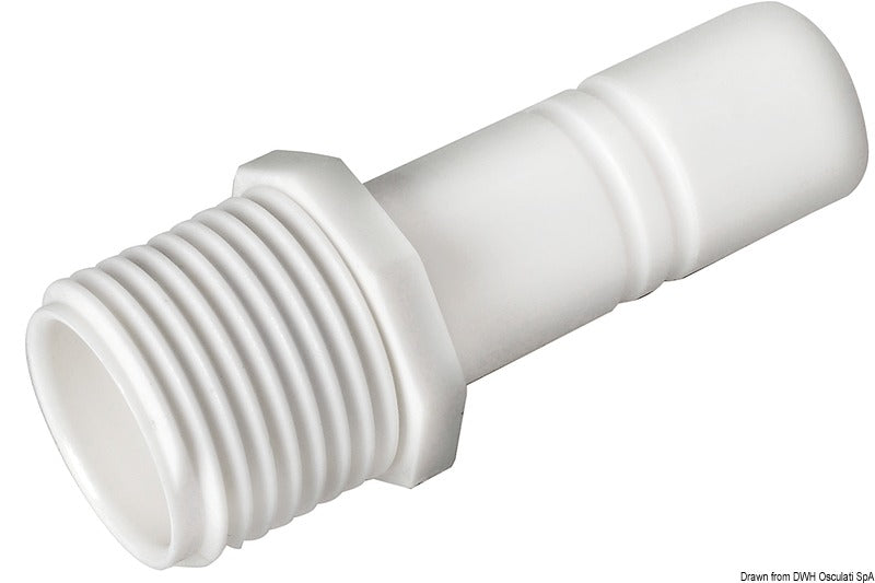 Whale Quick Connect stamadapter 15 mm til 1/2" BSP udvendigt gevind