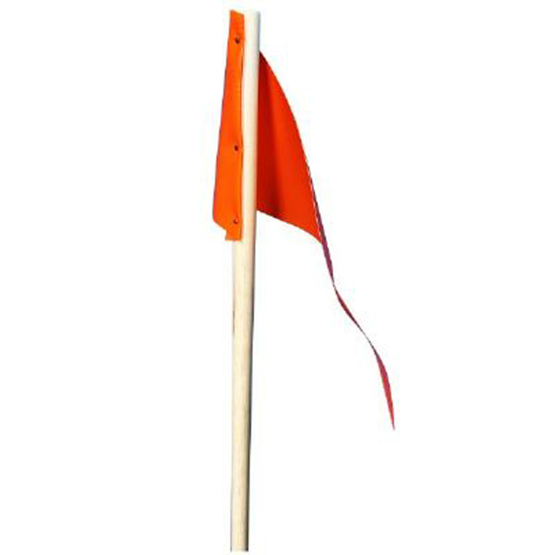 Flag with flag buoy Red triangle flag L:40 cm