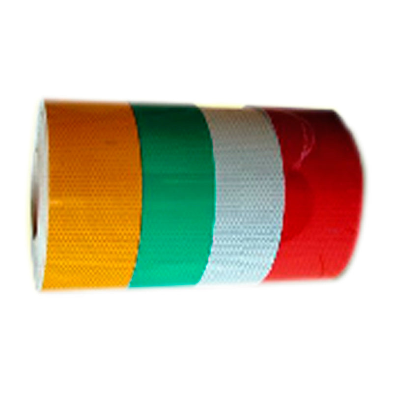 Reflective tape yellow 60 mm x 50 m (Approved for fishing tags)