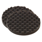 1852 Wax waffled roundel Ø180mm, black 2-pack