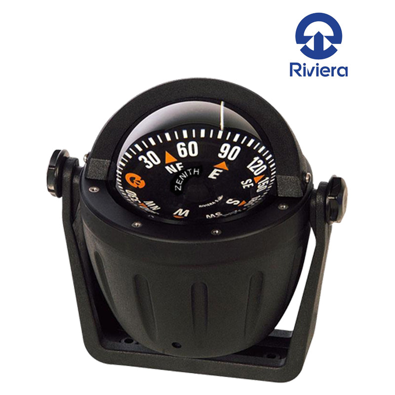 Riviera Kompas Zenith 80mm Halterung. Schwarz*