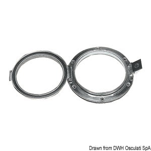 Vemefa portlight spejlpoleret rustfrit stål 100 mm