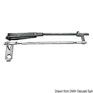 Osculati SS parallelogram arm for vinduesvisker 381/432 mm