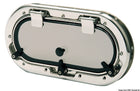 Bomar SS Flagship oval opening portlight in AISI 316 stainless steel – 400 × 200 mm