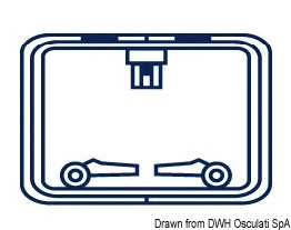 Oceansouth rektangulært lugeovertræk 520 x 400 mm