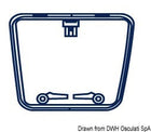 Oceansouth trapezoidal hatch cover 600 × 620 mm – blue