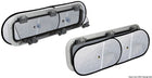 Waterline Design mørklægningsgardin med myggenet til koøje 230 × 490 mm, 2-pak
