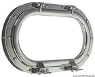 Ovalt koøje i forkromet messing 265 × 435 mm