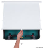 Dometic Oceanair Skyshade Cabinshade mørklægningsrullegardin 470 × 510 mm, hvid