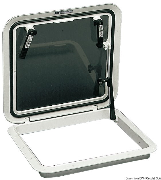 Bomar Flushdeck dæksluge 394 x 521 mm – sort