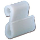 Tarpaulin hook white plastic f/8 mm elastic 40x40x30 mm 10 pcs./pkg. H1008000