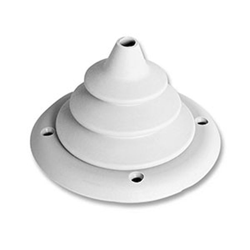 Kabelmanchet hvid     H: 64 mm     Udv. Ø: 105 mm     Hul Ø: 12 mm     L5310074