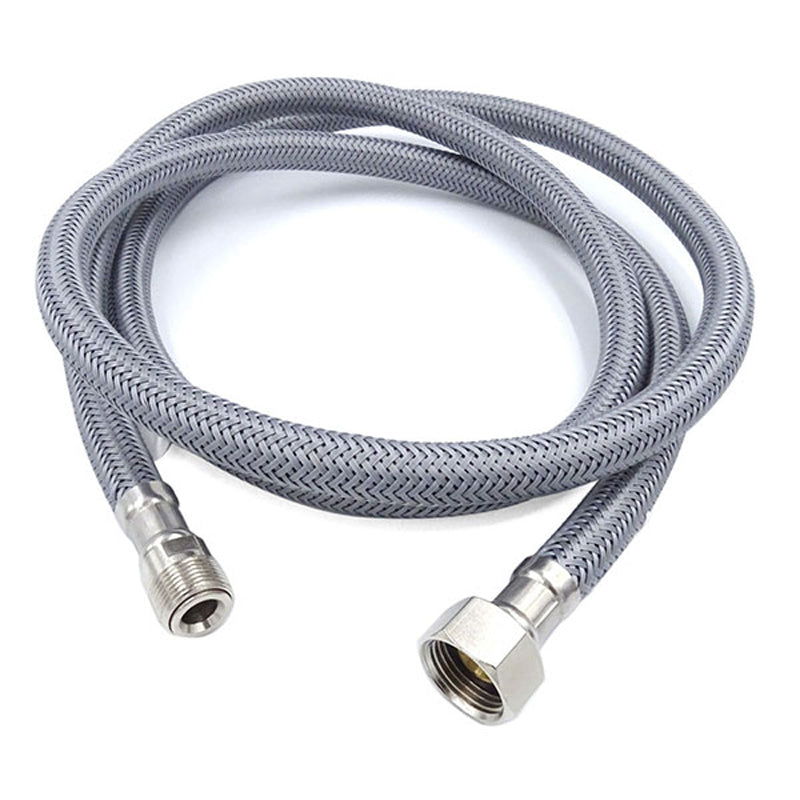 Bruserslange nylon med EPDM-kerne 1,5 m 3/8" hun-1" han