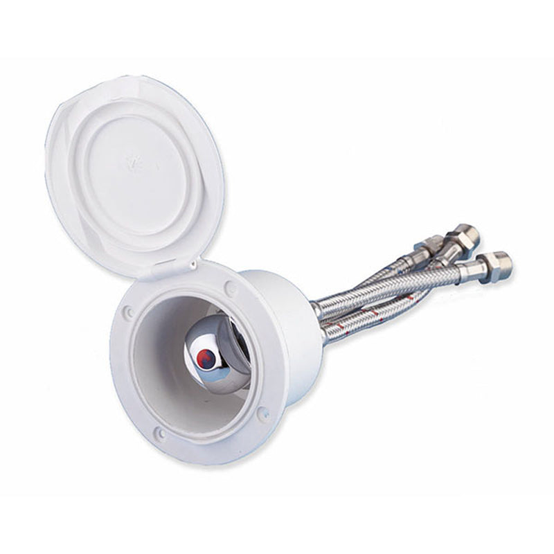 Shower box med mixer hvid RAL 9003 N0174411