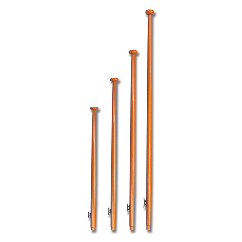 Flagstang træ med klampe L 600 mm Ø25 mm