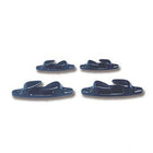 Skæve klyds sort nylon 120 mm (2 stk.) N3902120