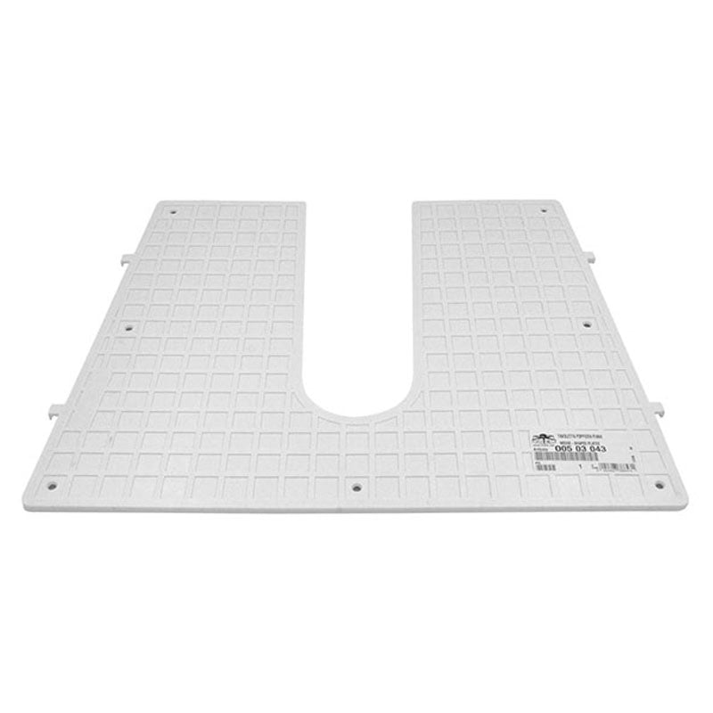 Motorplade for hæk hvid 45 x 36 cm gods 3 mm