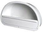Seitenstaufach in glänzendem Weiß ABS mit Lautsprechervorbereitung – 535 × 320 mm